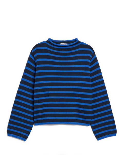 DEMYLEE - Dylan Striped Sweater - Navy/Blue