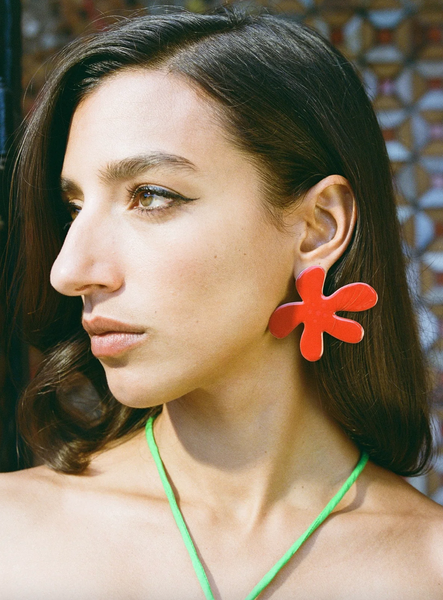 SIMONMILLER - Flower Earring - Paprika