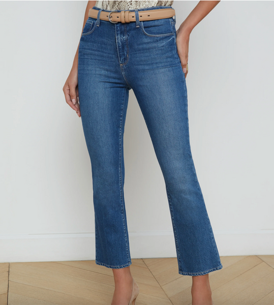 L'AGENCE - Mira Cropped Bootcut Jean - Stockton