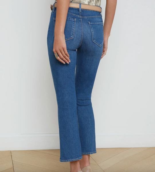 L'AGENCE - Mira Cropped Bootcut Jean - Stockton