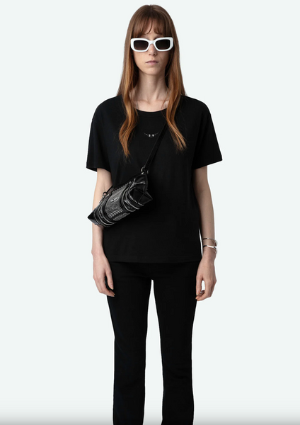 ZADIG&VOLTAIRE - Marta Diamante Wings T-Shirt - Noir