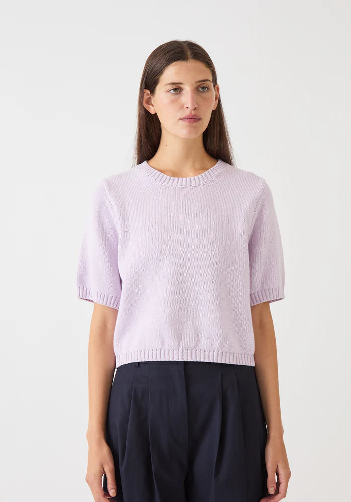 DEMYLEE - Annette Cotton Top - Pale Lilac