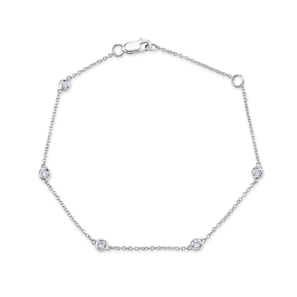 Marcilla Bailey - Diamonds By The Yard Bracelet - 14K White Gold