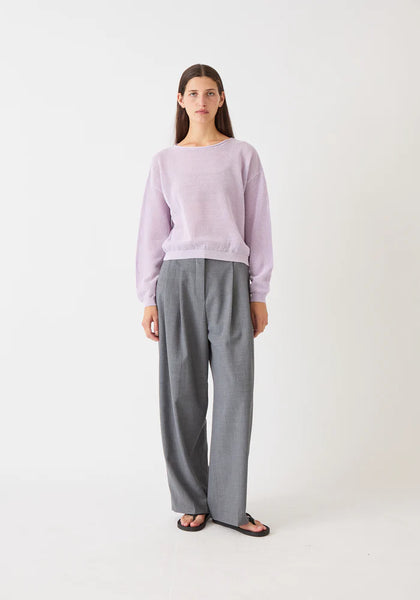 DEMYLEE - Marabel Cotton Sweater - Pale Lilac