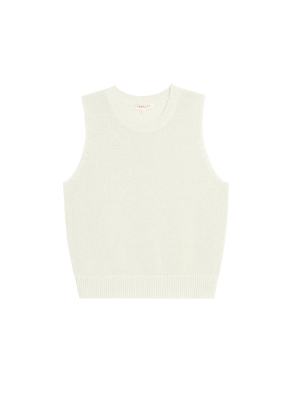 DEMYLEE - Selina Cotton Linen Top - Off White